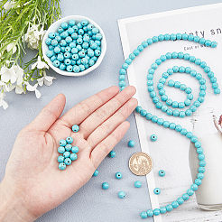 Синтетических нитей бирюзовые бусы&nbsp;TURQ-AR0001-03