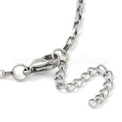 Двухслойные браслеты из нержавеющей стали 304 в форме сердца для женщин BJEW-JB11640