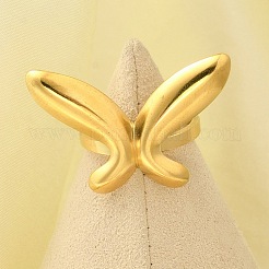 Открытая манжета из нержавеющей стали 304 для женщин&nbsp;RJEW-B109-02G-04