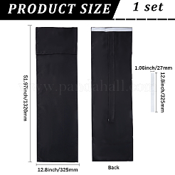 Polyester-Türvorhang mit Klettverschluss&nbsp;AJEW-GF0013-73B