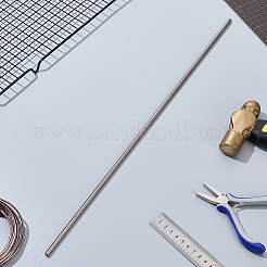 3 Stück massive Stange aus Titanlegierung&nbsp;DIY-PH0036-37