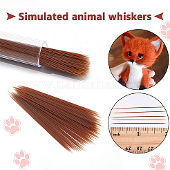 Пластиковые имитирующие усы животных для рукоделия и валяния&nbsp;DIY-WH0430-904C-04