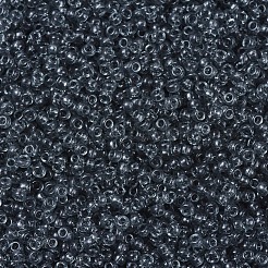 MIYUKIラウンドロカイユビーズ  日本製シードビーズ  11/0  （rr152)透明灰色  11/0  2x1.3mm  穴：0.8mm  約50000個/ポンド&nbsp;SEED-G007-RR0152