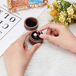 Деревянная колонка для парных колец OBOX-WH0001-05