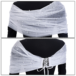 1 Stück Polyester-Gaze-Vorfach&nbsp;AJEW-HY0003-18B