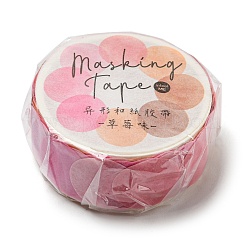 Круглые клейкие декоративные бумажные ленты&nbsp;LS-DIY-M052-01G