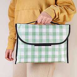 Переносной коврик для пикника из нетканого материала в клетку тартан JX572B-01