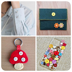 450 шт. 15 стиля пуговицы из смолы RESI-TA0004-13