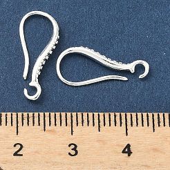 Латунные крючки для сережек&nbsp;KK-H532-09S