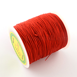 Fil de nylon, rouge, 1mm, environ 153.1 yards (140 m)/rouleau