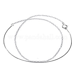 925 Sterling Silver Wrap Bracelets, Two Loops, Silver