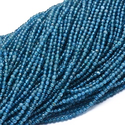 Perline apatite naturale fili, tondo, 2mm, Foro: 0.5 mm, circa 195pcs/filo, 15.35 pollice (39 cm)
