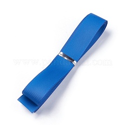Grosgrain Ripsband, Polyesterbänder, blaue Serie, königsblau, 5/8 Zoll (16 mm), über 1 yard / strand (0.9144 mt / strand)