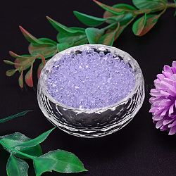 Faceted Imitation Austrian Crystal Bead Strands, Grade AAA, Bicone, Lilac, 4x4mm, Hole: 0.7~0.9mm, about 1440pcs/bag