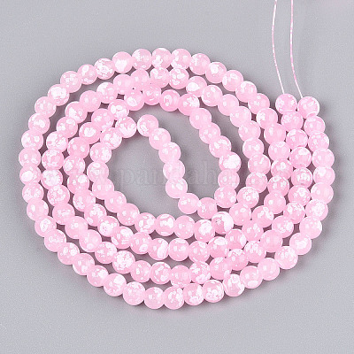 Выпечка краска бисер пряди DGLA-N015-6mm-02-1