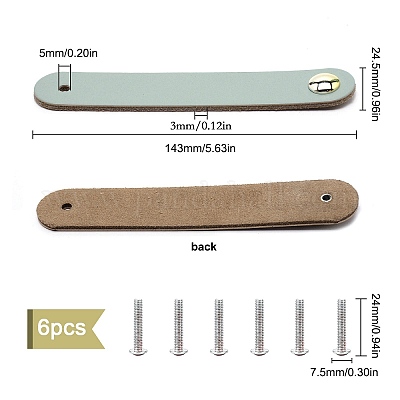 Кожаная ручка DIY-WH0182-19F-1