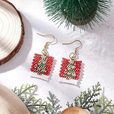 Прямоугольник с елочкой EJEW-MZ00535-1