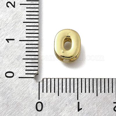 Латунные микро-паве кубические цирконии буквы многорядные звенья KK-D295-32G-15-1