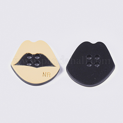 Boutons de résine 4-hole&nbsp;RESI-S377-22E-1