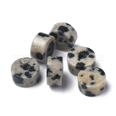 Natur Dalmatiner Jaspis Perlen Stränge&nbsp;G-Z006-C17-1