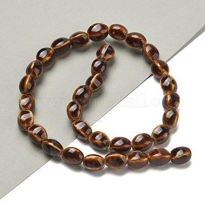 Фарфора ручной работы бисер нитей PORC-B002-05-1