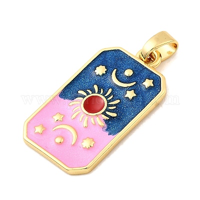 Латунь эмаль подвески KK-C134-34A-G-1