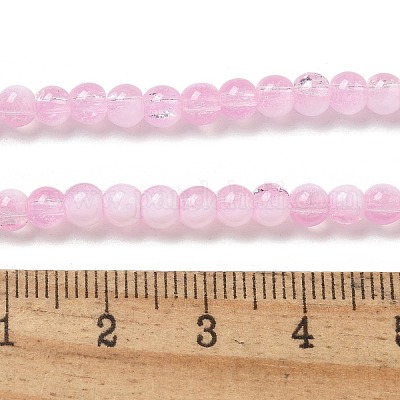 Стеклянные бусины кракле X1-GLAA-U001-4mm-03-1