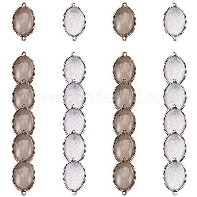 Pendant Trays, Bezel Pendant Trays Blanks With Glass Cabochons For Pendants  Making And Jewelry Making, 5 Styles - Temu Japan
