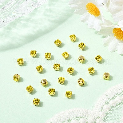 Preciosa® maxima crystal в пришивной чашке X-PRC-SS12-80310-G-1