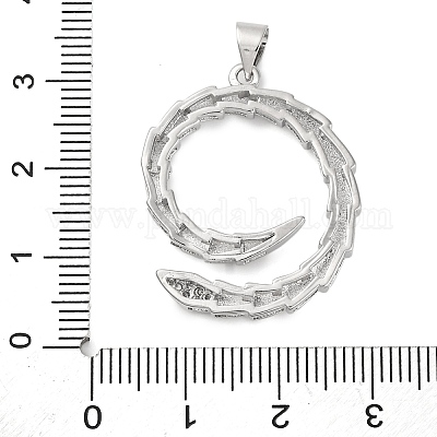 Стойки обшивки латунь микро проложить Циркон подвеску KK-M021-10P-1