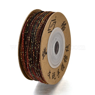 25м сегментный окрашенный хлопковый шнур-витая нить OCOR-F016-01-1