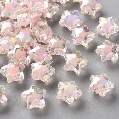 Perles en acrylique transparente&nbsp;TACR-S152-01B-SS2112-1