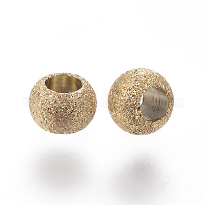 Ионное покрытие (ip) 304 нержавеющая сталь текстурированные разделительные бусины X-STAS-P108-04G-1