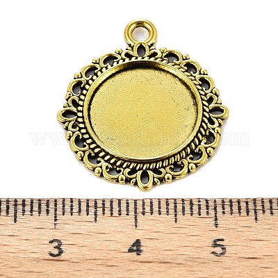 Подвески для кабошонов  & стразов KHDZ-PALLOY-A15290-AG-1