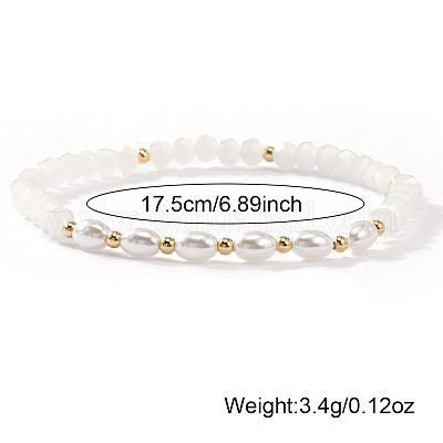Модные эластичные браслеты для женщин из натурального пресноводного жемчуга&nbsp;SF7008-3-1