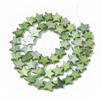 Нити бусин из пресноводных ракушек SHEL-T014-009C-1