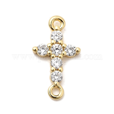 Латунные подвески из прозрачного кубического циркония KK-H529-39B-G-1