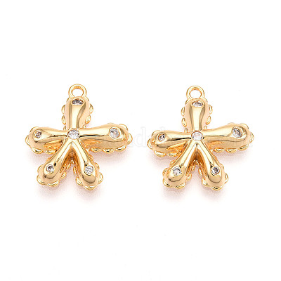 Латунные микро проложить кубического циркония подвески KK-N262-113B-G-1