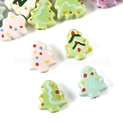 16шт 7 цвета фарфоровые бусины ручной работы PORC-FS0001-42-1