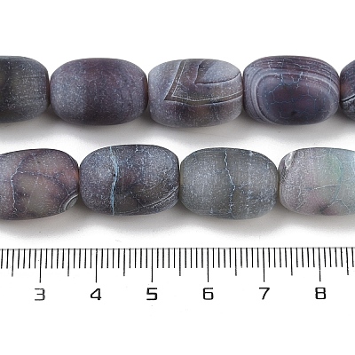 Естественные выветрившиеся агатовые бусины G-NH0047-B03-02-1