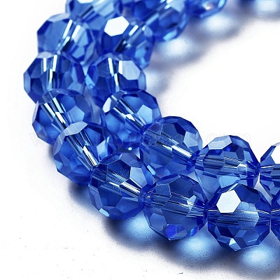 Гальванизируйте прозрачное стекло бисер нитей EGLA-A035-T10mm-A14-1