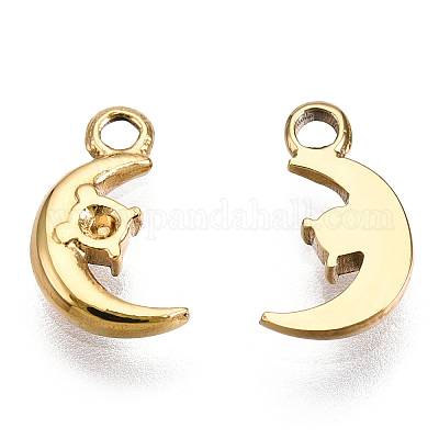 Подвеска из нержавеющей стали 304 со стразами STAS-T060-48G-1