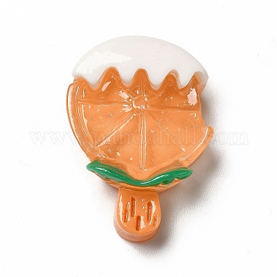 Кабошоны из полупрозрачной смолы CRES-A052-01A-1