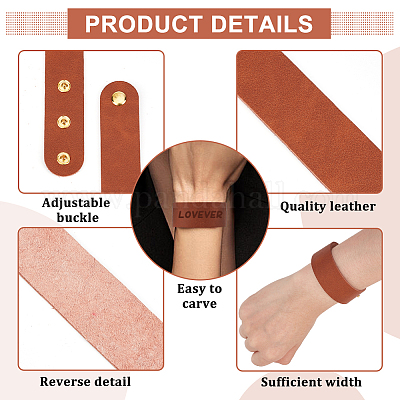 Регулируемый однотонный кожаный браслет на шнурке BJEW-WH0022-48B-1