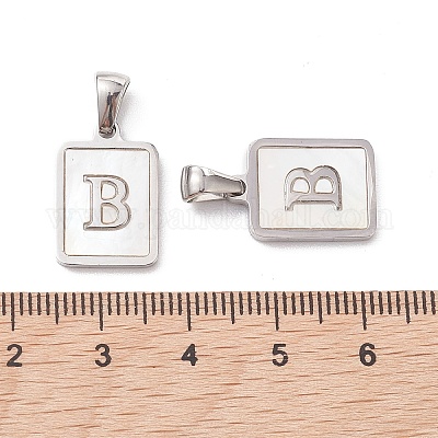 Подвески из нержавеющей стали 304 в форме ракушки STAS-G327-01P-B-1