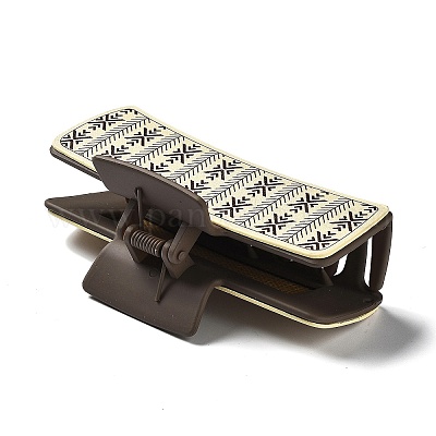 Искусственная кожа с большими пластиковыми заколками для волос OHAR-M042-01E-1