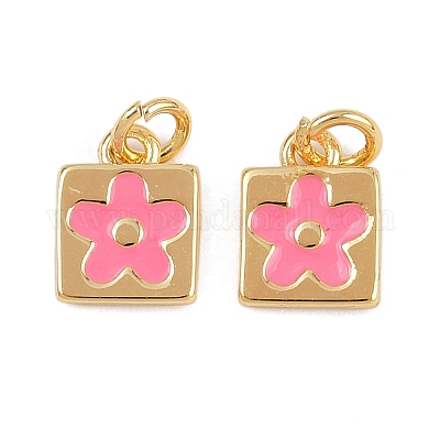 Латунь эмаль подвески KK-H078-02A-G01-1