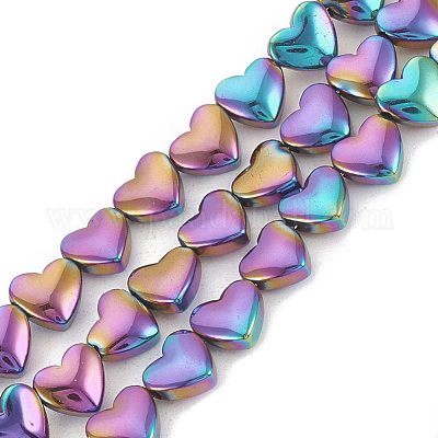 Гальванизировать немагнитных синтетический гематит бисер пряди G-T061-101D-1