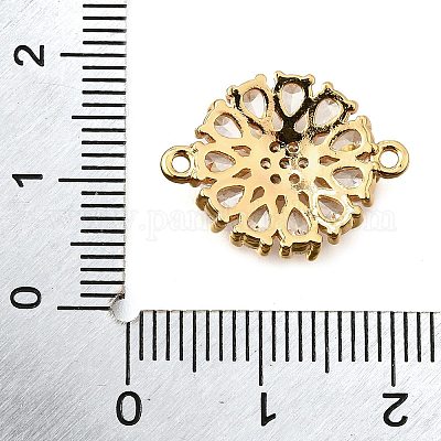 Латунные прозрачные подвески из кубического циркония KK-U065-06B-G-1