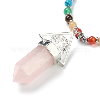 Чакра ювелирные изделия NJEW-I246-01F-1